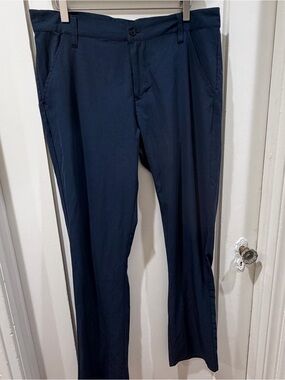 Travis Mathew Men's Navy Dri Fit Material Slim Chinos